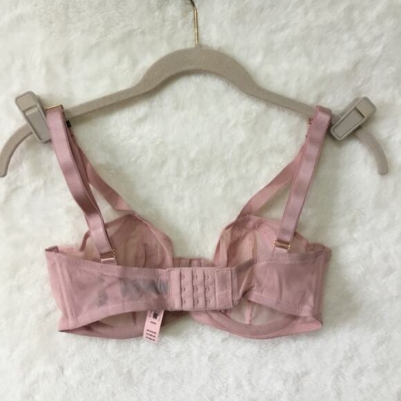 Victoria Secret Pink Unlined Mesh Balconette Bra - Picture 6 of 11